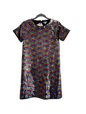 Crewcuts Multicolor Sequin Shift Dress